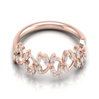 Mable Petal Design Diamond Ring